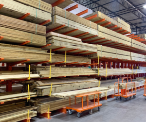 example of a home improvement store's aisle