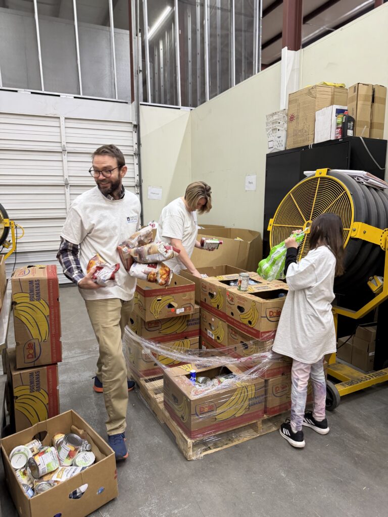 volunteering at second harvest food bank